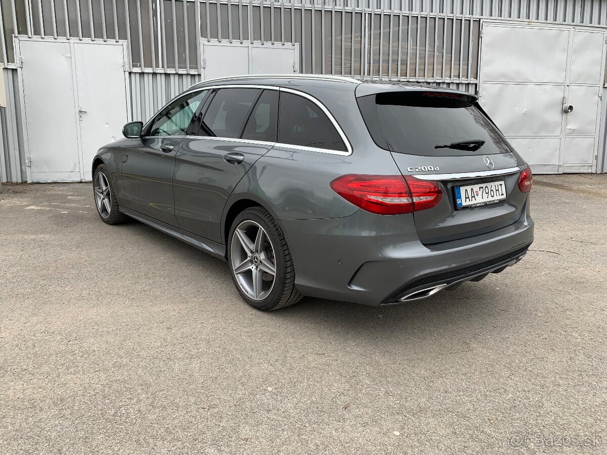Mercedes C 200d AMG, LED, r.2017, 150tis. km,Odpocet DPH - 3
