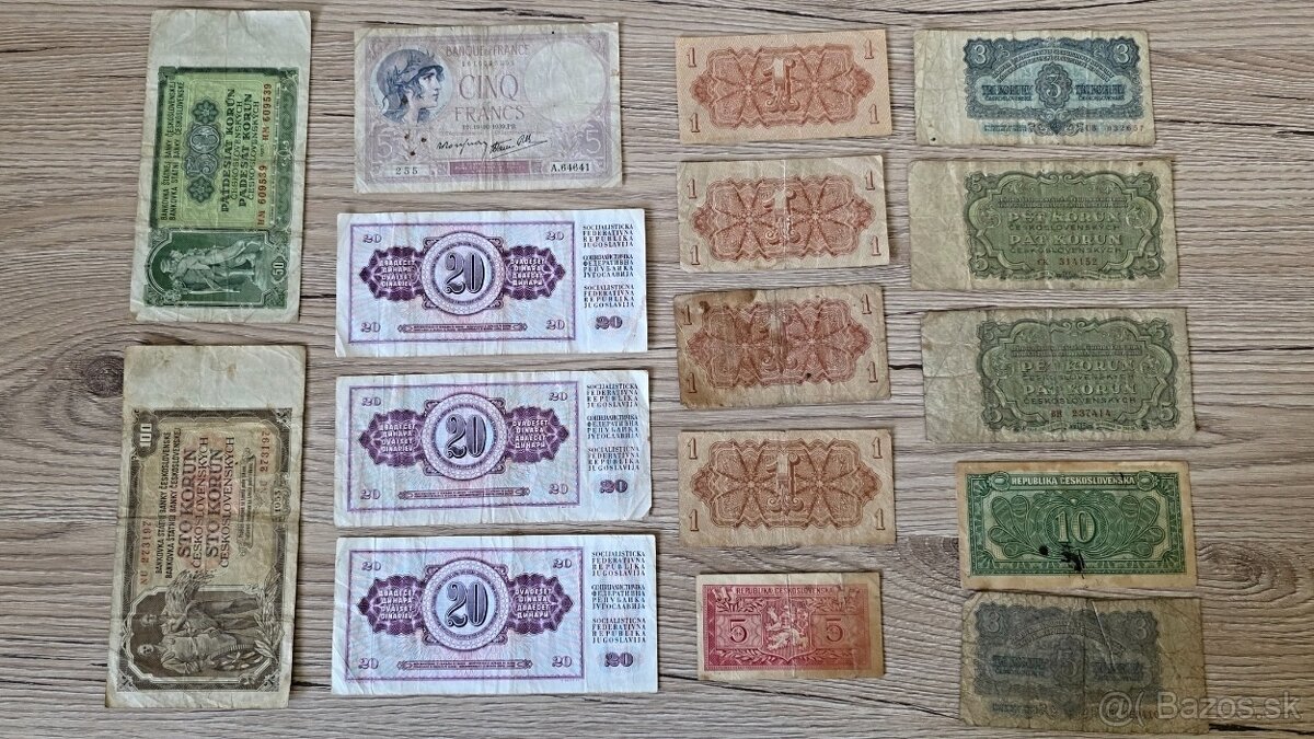 Staré historické bankovky - 3