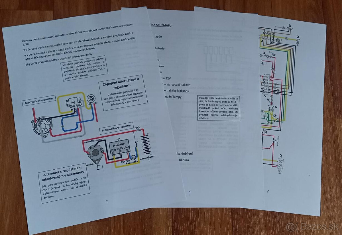 kabeláž na malotraktor TZ-4K-14 - 3