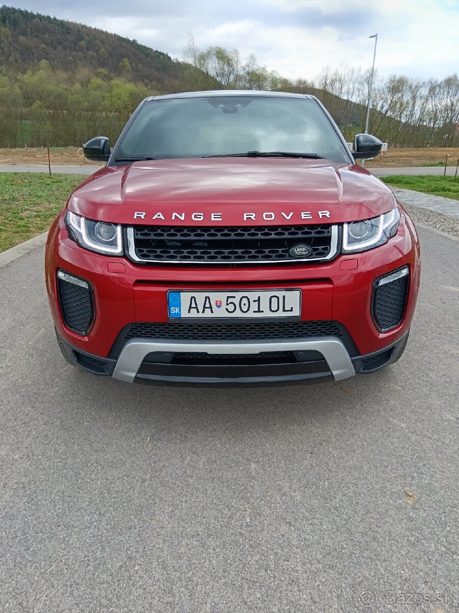 Predám range rover evoque 77.800km