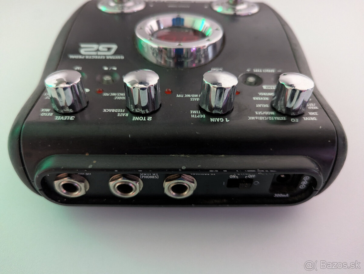 Podlahový gitarový multiefekt - Zoom G2 + Kabeláž - 3