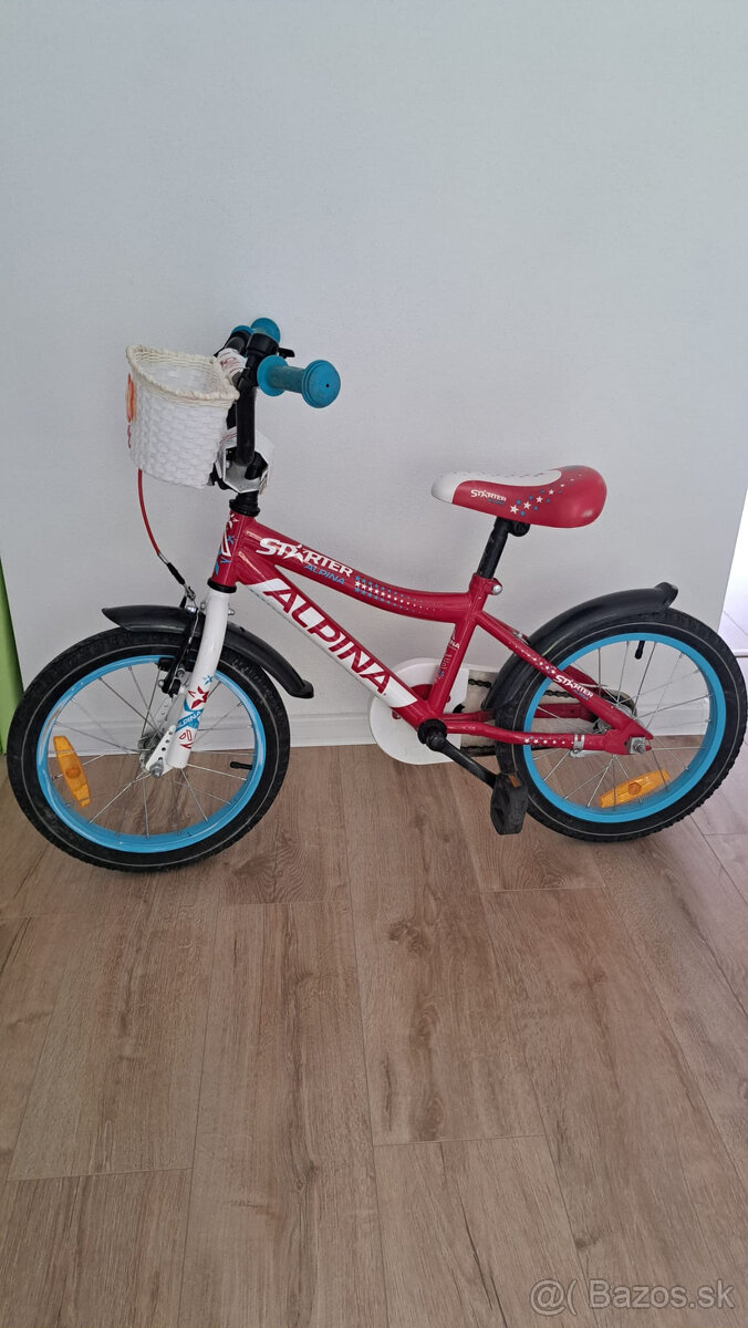 Predám detský bicykel 16" ALPINA STARTER - 3