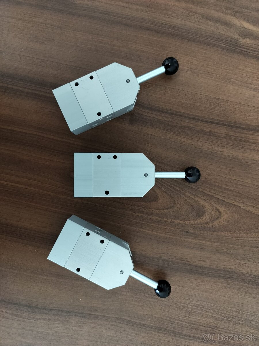 Pneumatický 5/3 cestný ventil/páčka ovládání do kabiny - 3