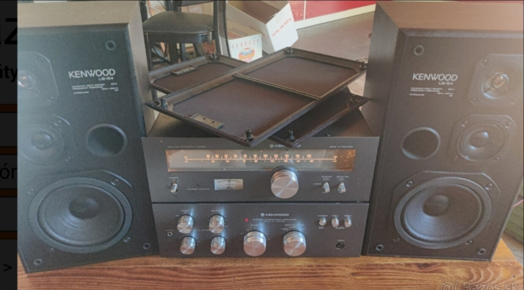Vintage Kenwood zosilovac+ tuner+ tapedeck - - 3
