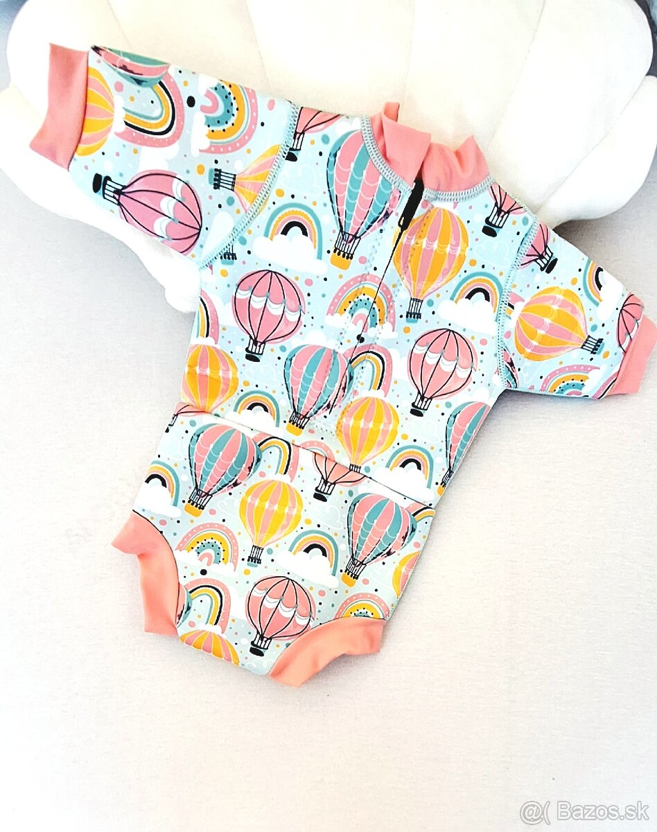 Happy Nappy™ Neoprén Ružové balóniky 6-14 mesiacov - 3