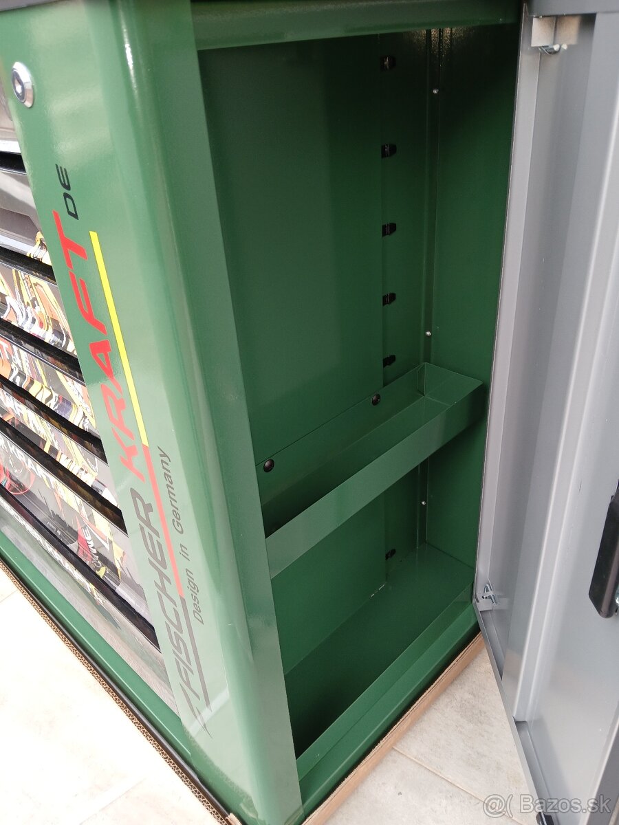 Dielenský vozík FISCHER KRAFT DE 7+1 plných 7 zásuviek - 3