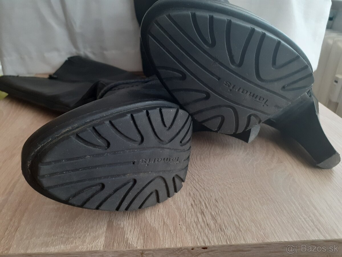 Tamaris kožené čižmy - 3