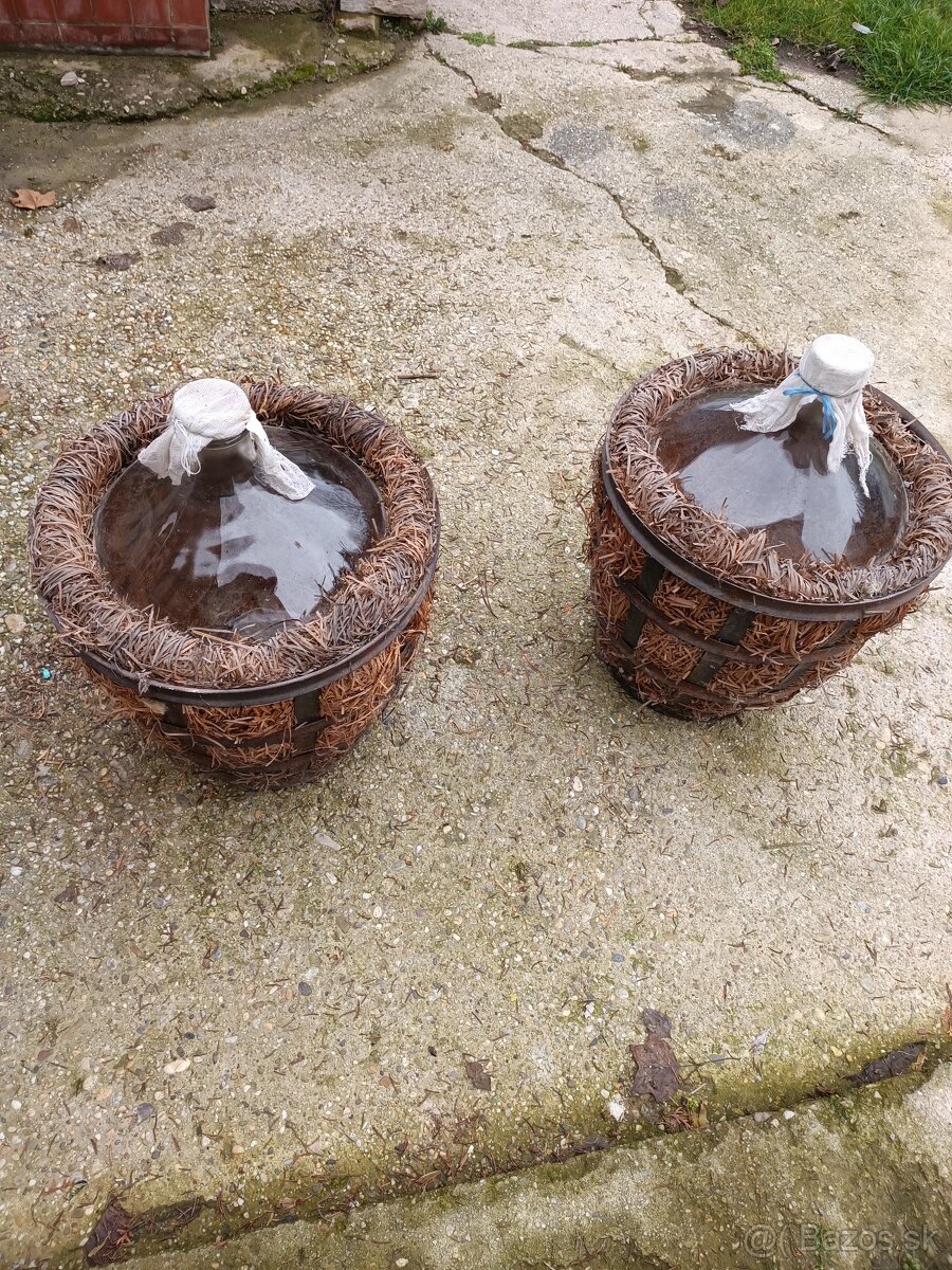 Demižony sklenené 50L - 3