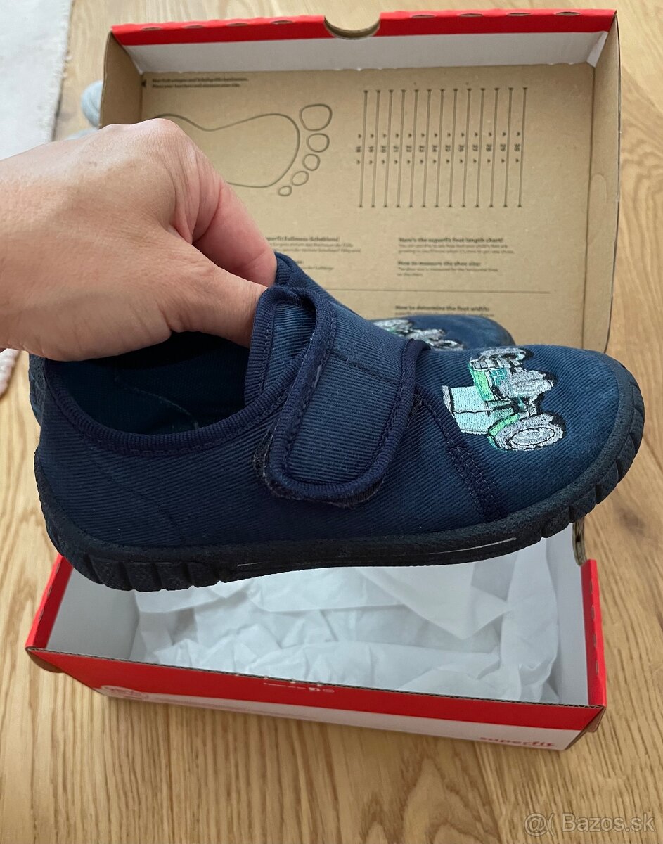Superfit detske papucky velkost 27 sedia skor do 28 - 3
