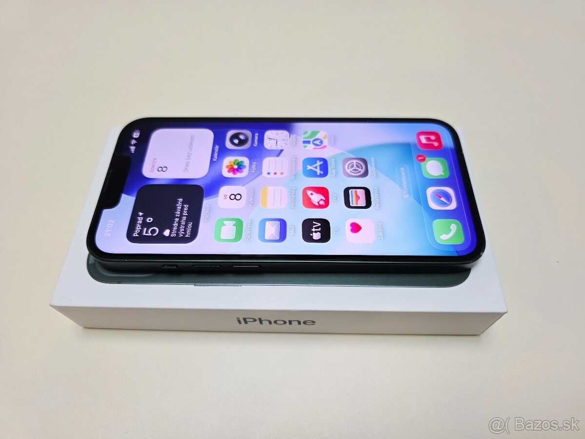 APPLE IPHONE 13 256GB GREEN,ZDRAVIE BATERKY 100% - 3