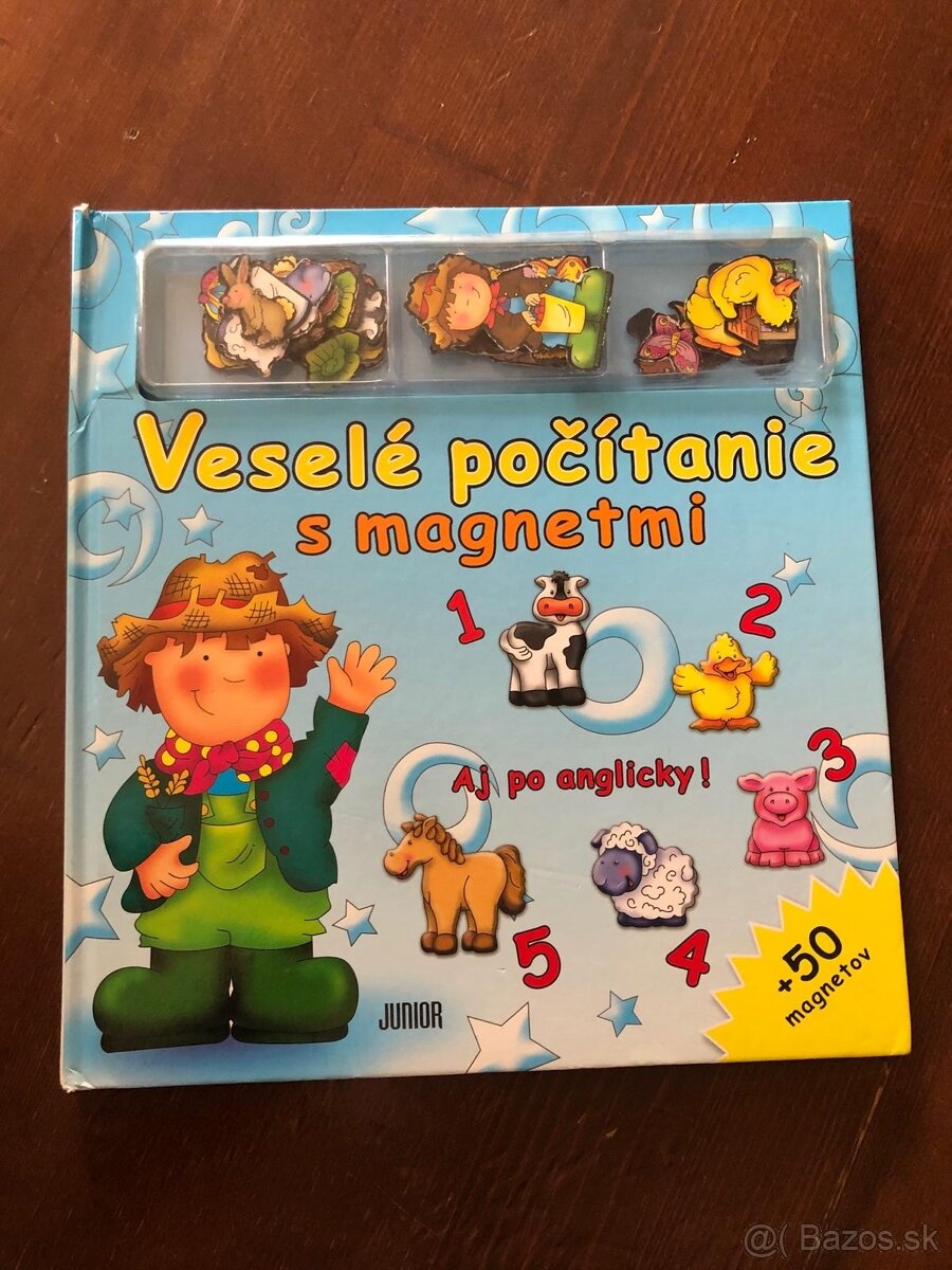 VESELÉ POČÍTANIE S MAGNETMI aj po anglicky - PC 15,- € - 3