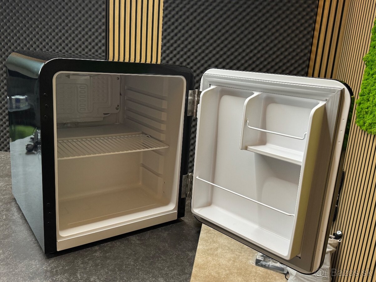 Retro mini chladnička Klarstein– 48 L, čierna (TOP STAV) - 3