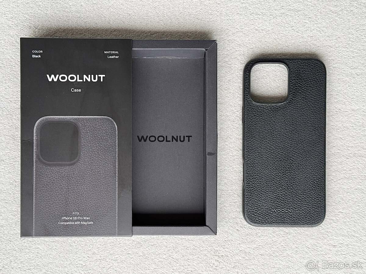iPhone 16 Pro Max čierny kožený kryt - 3
