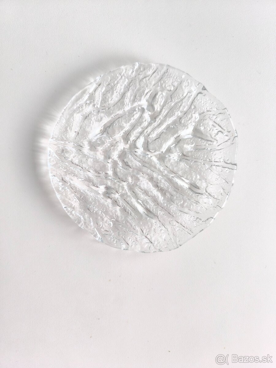 Kvalitná sklenenná tácka retro - 3