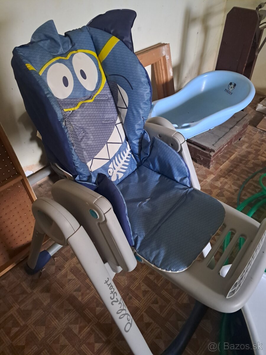 Kočík, jedálenská detská stolička - 3