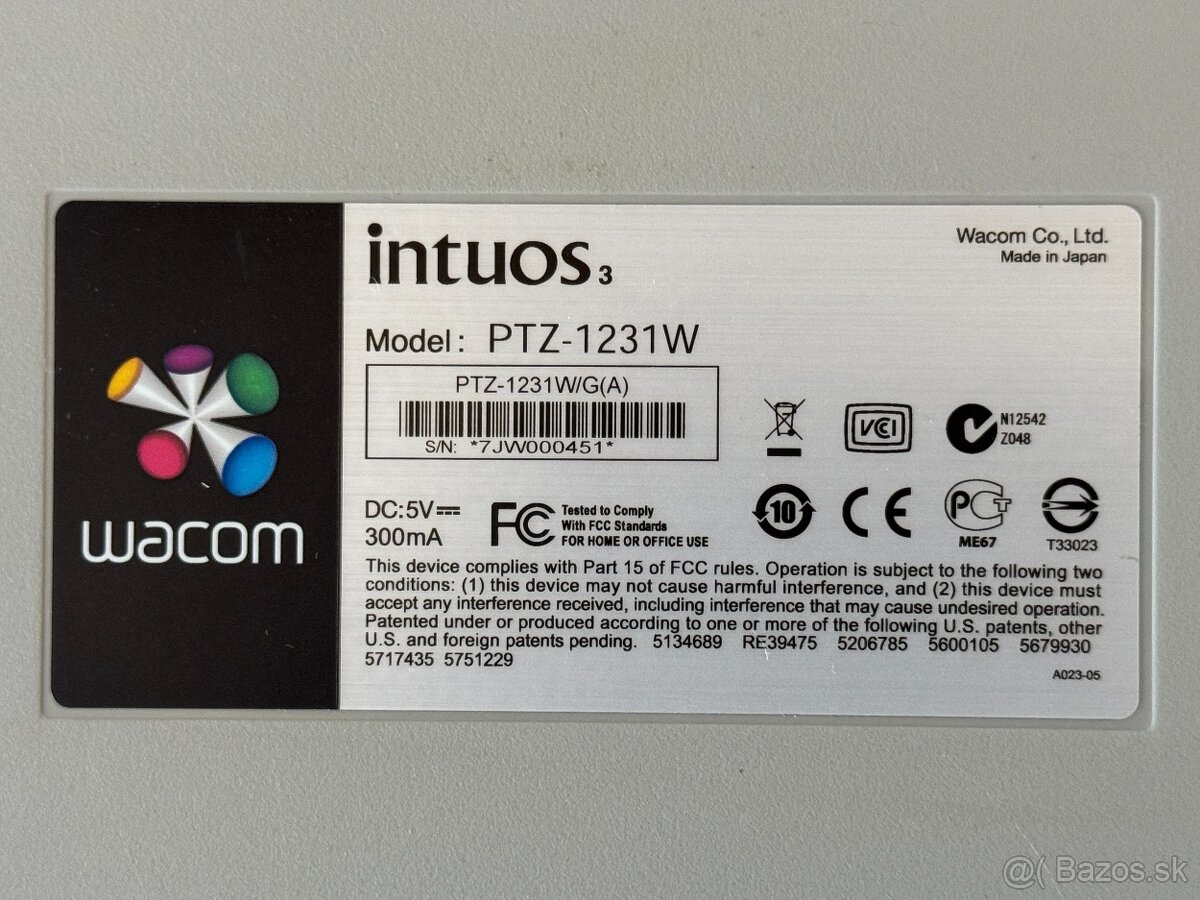 Wacom Intuos3 A3 Wide PTZ-1231W - 3