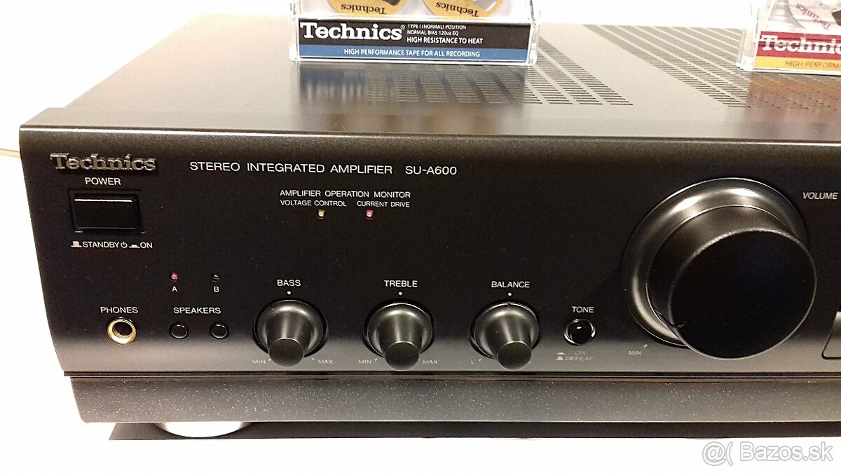 ClassAA = 200W zosilnovac TECHNICS SU-A600 Japan, AZ32, AZ64 - 3