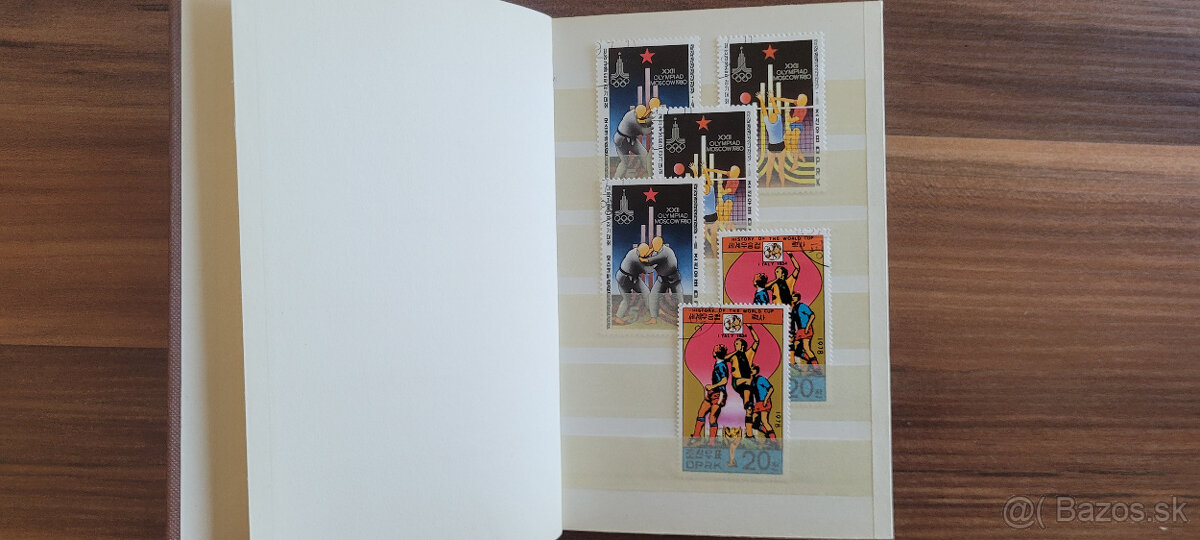 začatá zbierka Severná Kórea v drobnom albume - 3
