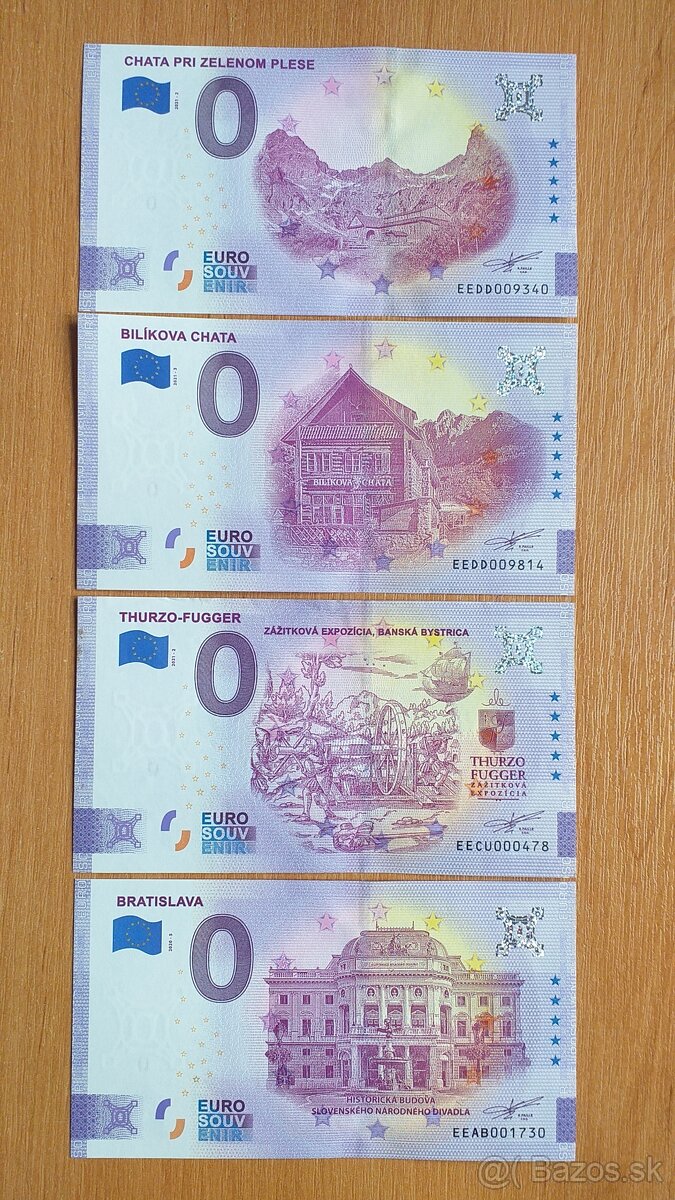 0 euro bankovka, 0 euro souvenir, 0€ bankovka 3 - 3