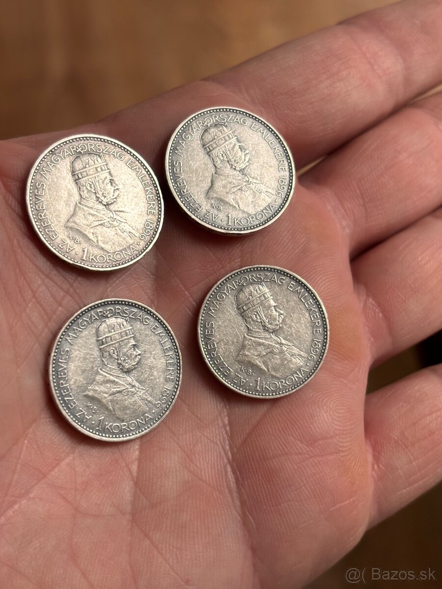 1 koruna príchod Madarov - 3