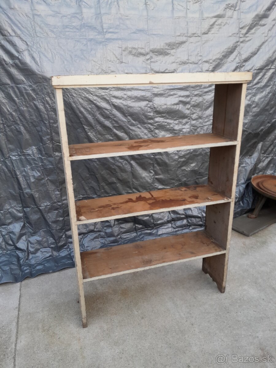Predám starú drevenú poličku - 3
