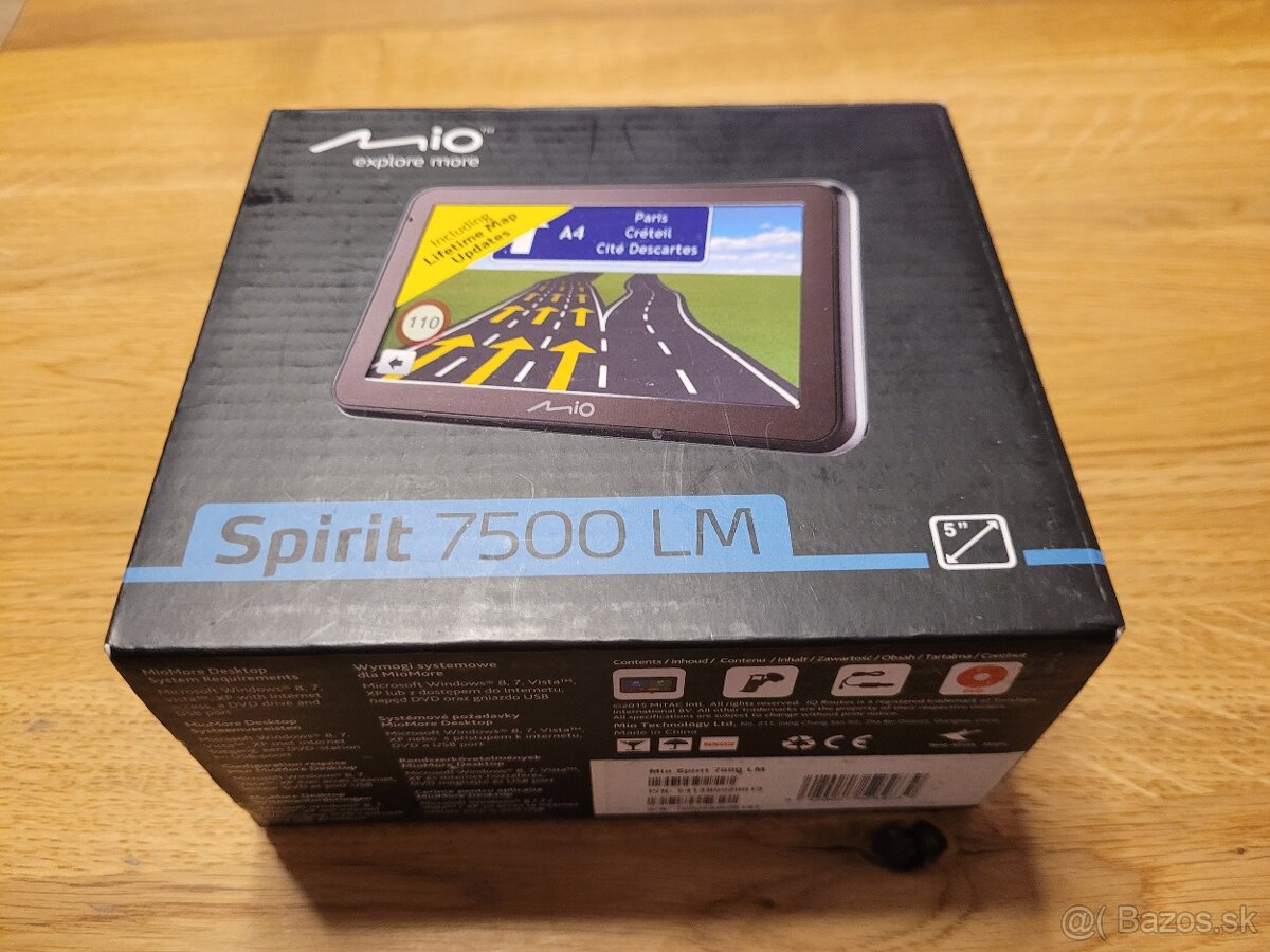 Predám navigáciu Mio Spirit 7500LM - 3