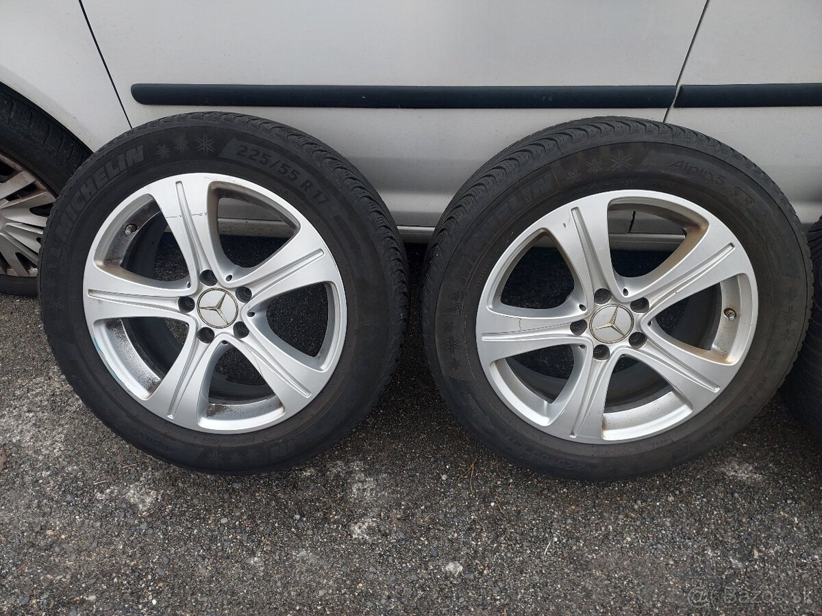 Mercedes disky 5x112 R17, 225/55 R17 - 3