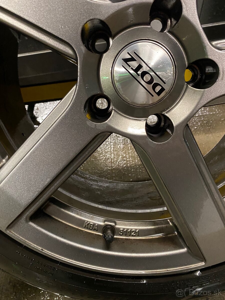 Predám hliníkové disky s pneumatikami DOTZ r17 - 3