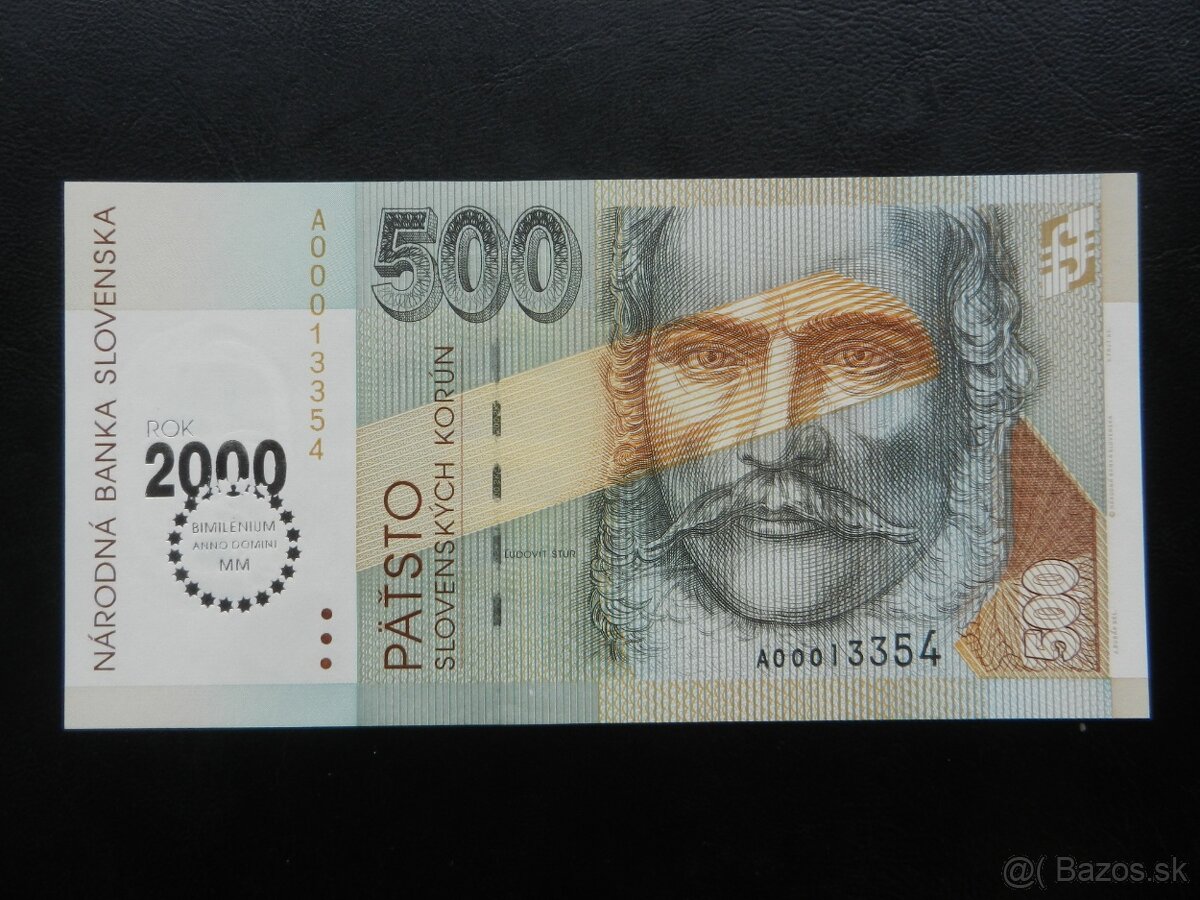 Slovenské bankovky pred eurom aj bimileniové - 3