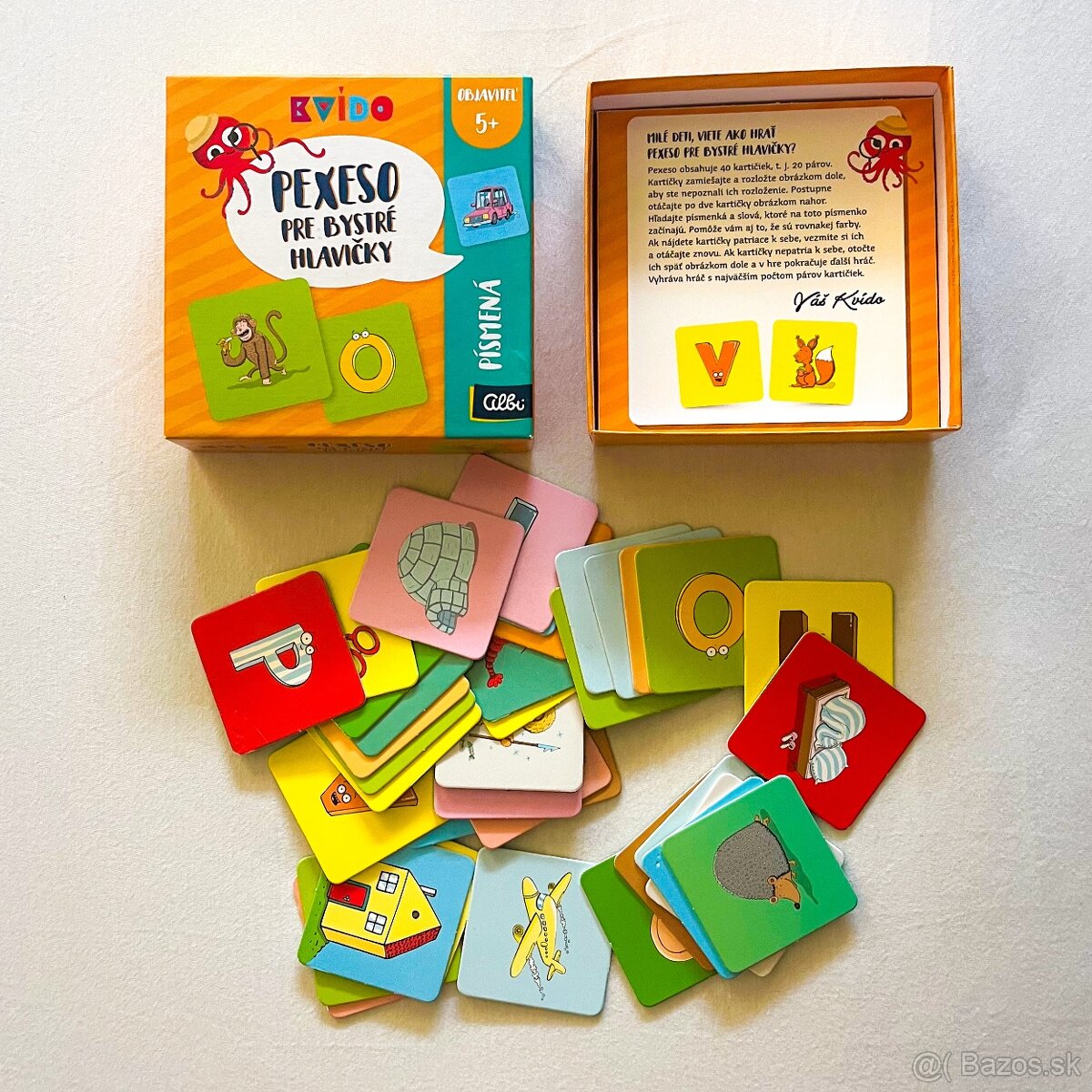 Kvído Pexeso pre bystré hlavičky Písmená - 3