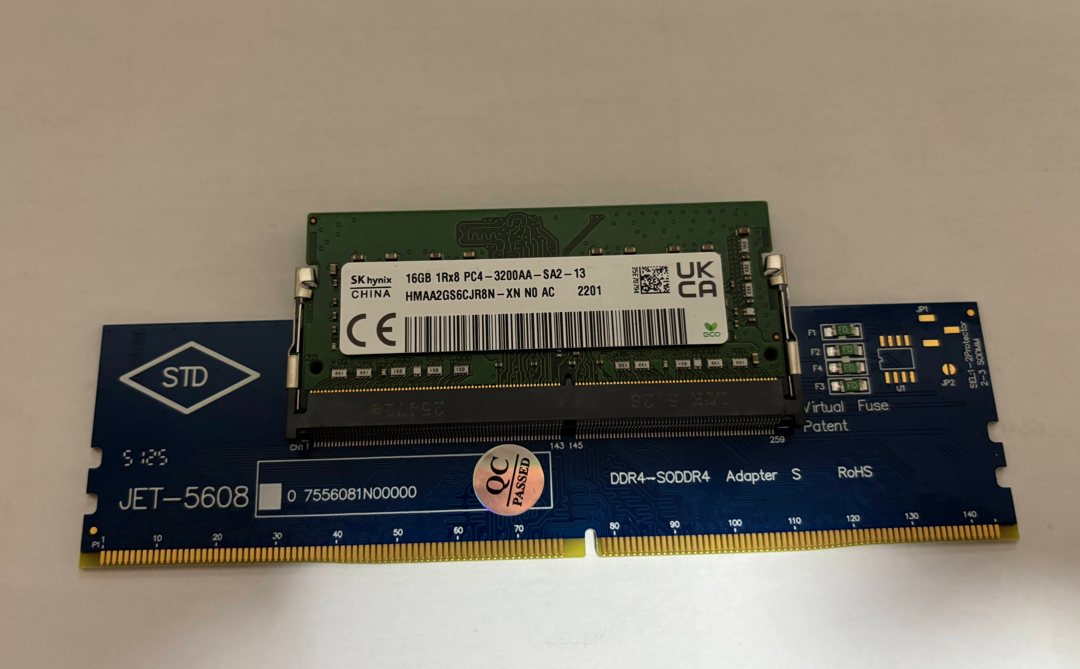 Adaptér Pamäte RAM DDR4 pre stolný počítač - 3