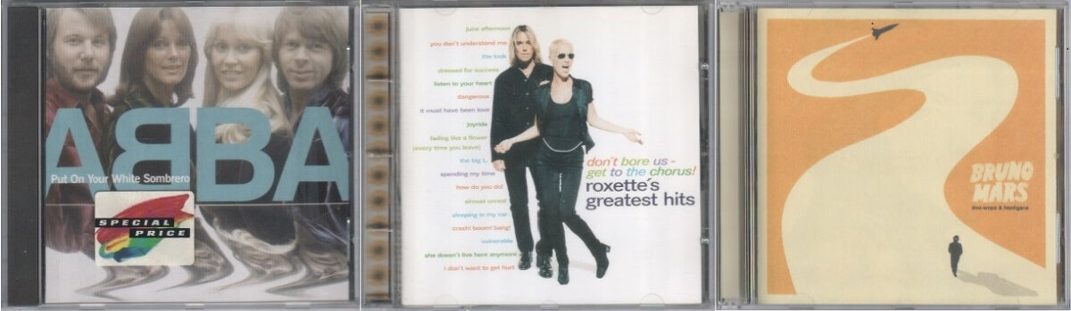 Hudobné CD zahraničných interpretov 1 - 3