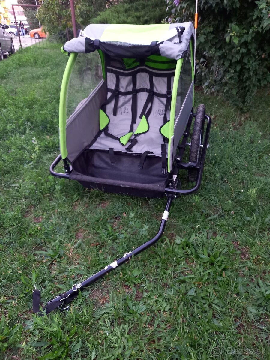 Vozik za bicykel dvojmiestny - 3