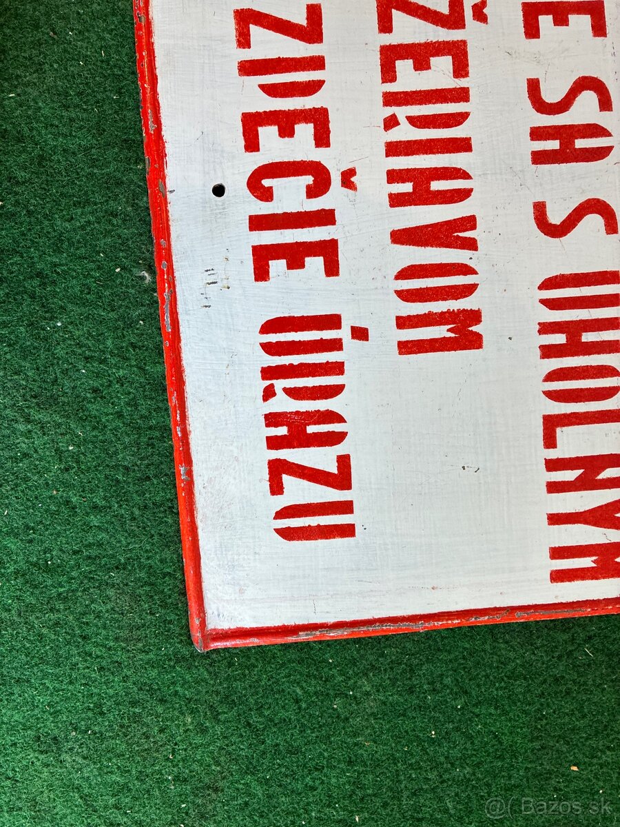 Smaltovaná tabuľa - 3