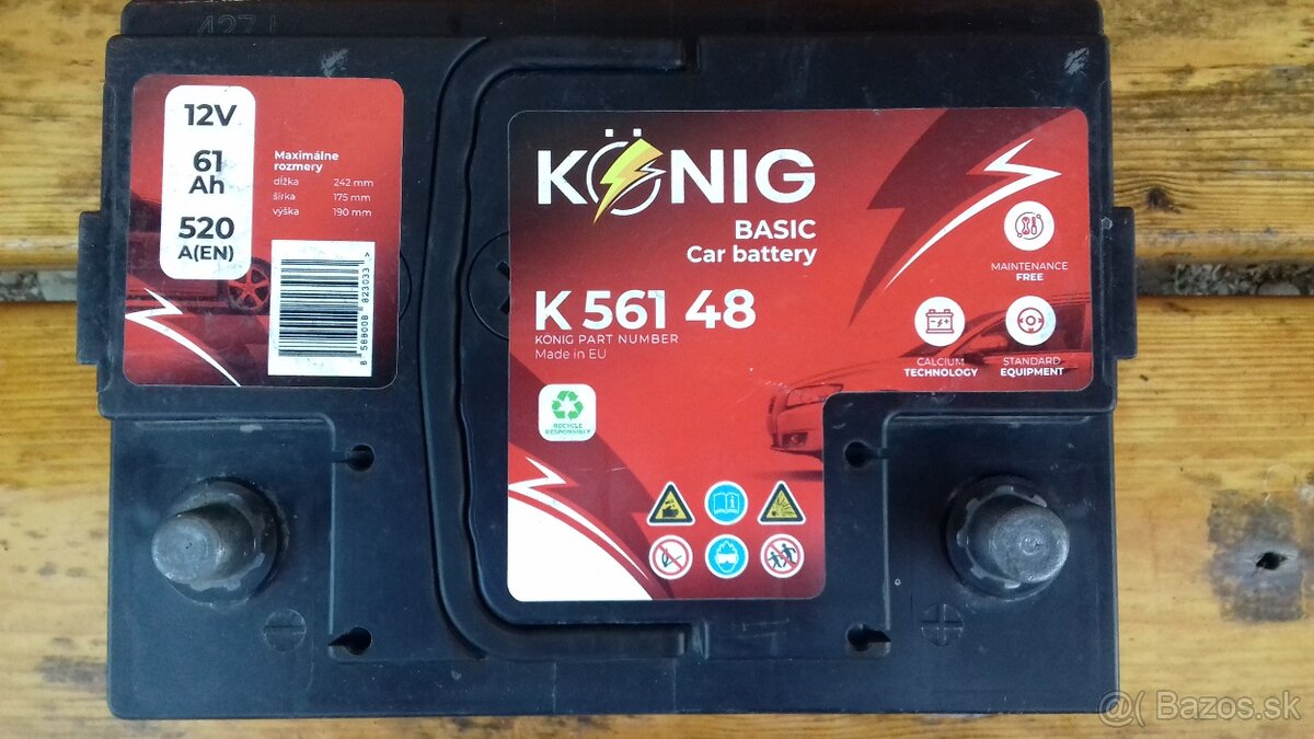 AUTOBATÉRIA - AKUMULÁTOR - Baterka ..12v - 3