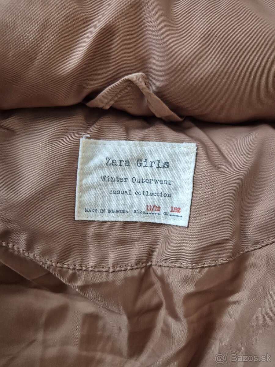 Zimná bunda Zara girl veľ 152 - 3