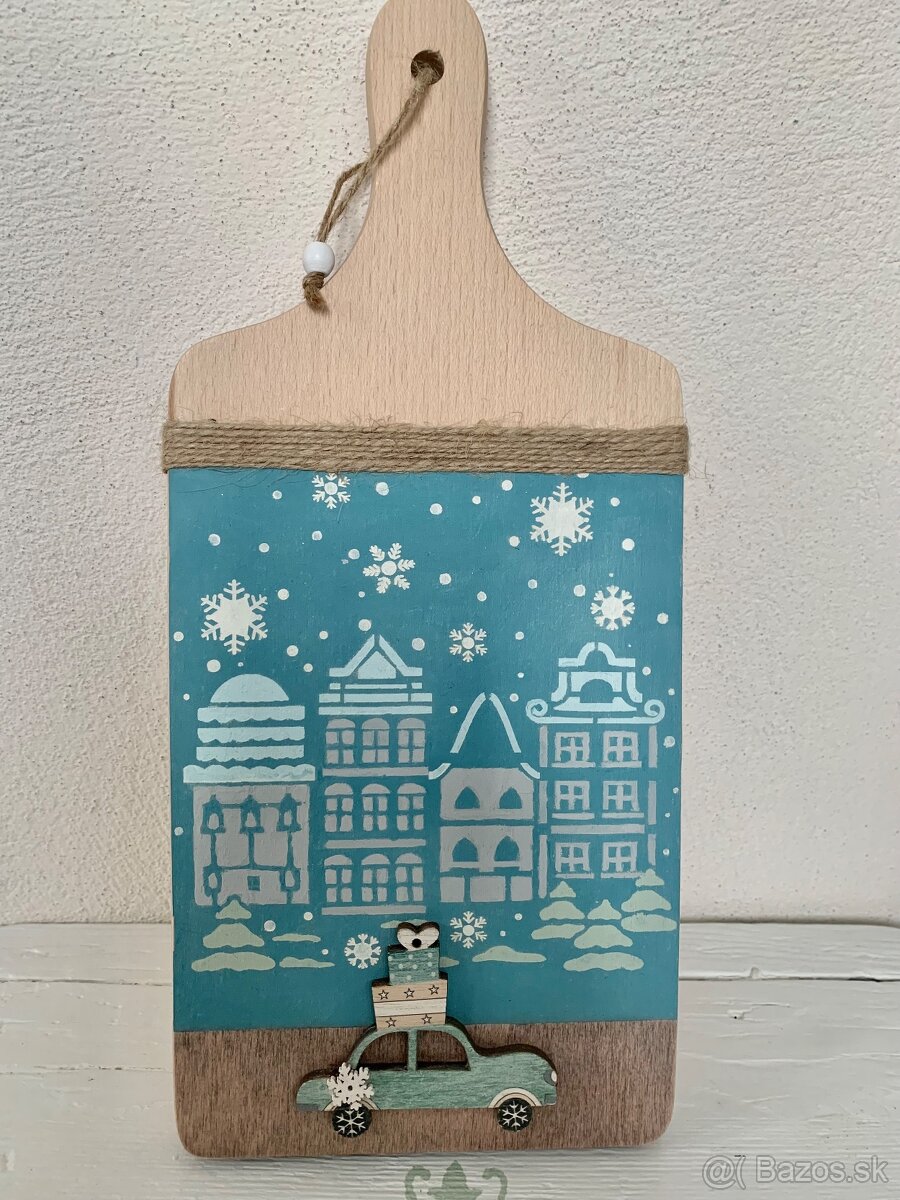 Vianočná dekorácia, vianočný lopár - 3