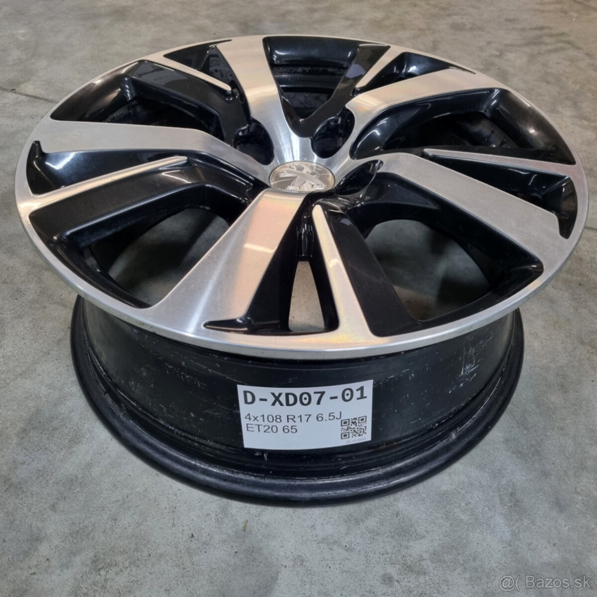 Hliníkové Peugeot disky 4x108 R17 6,5J ET20 - 3