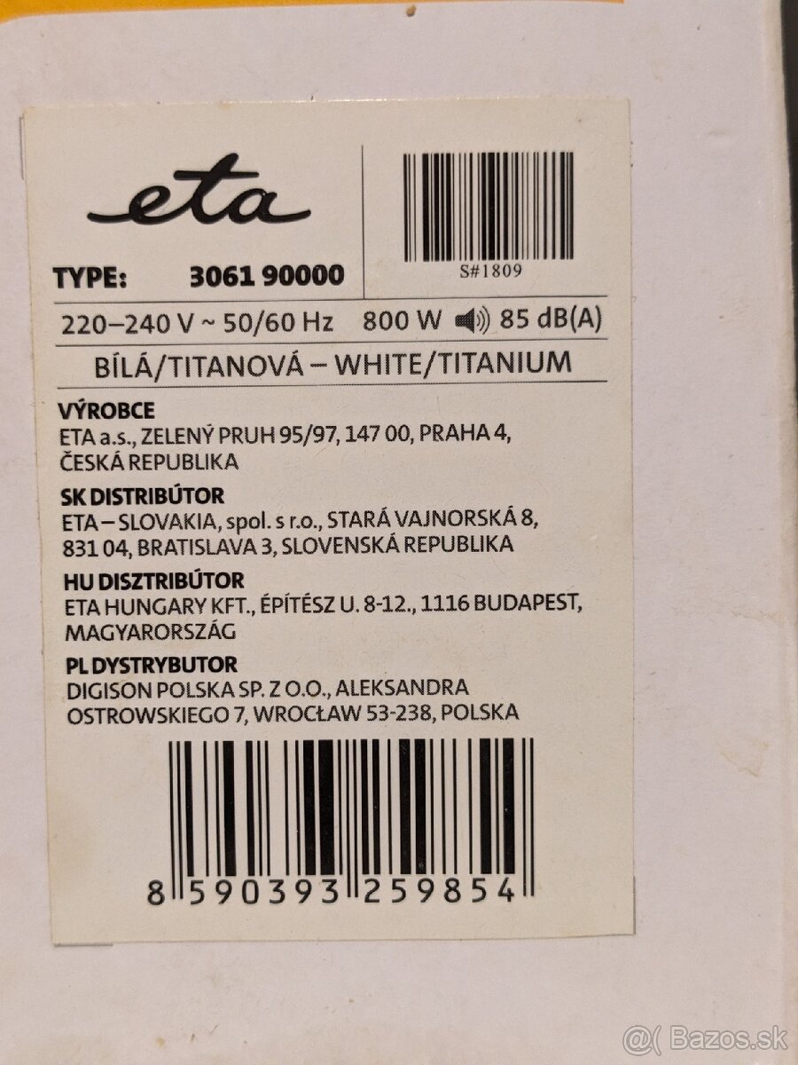 Ponorný mixér (set) ETA - 3