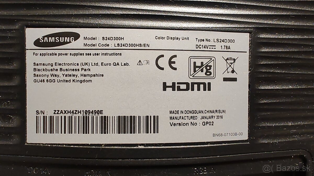 SAMSUNG S24D300H - 3