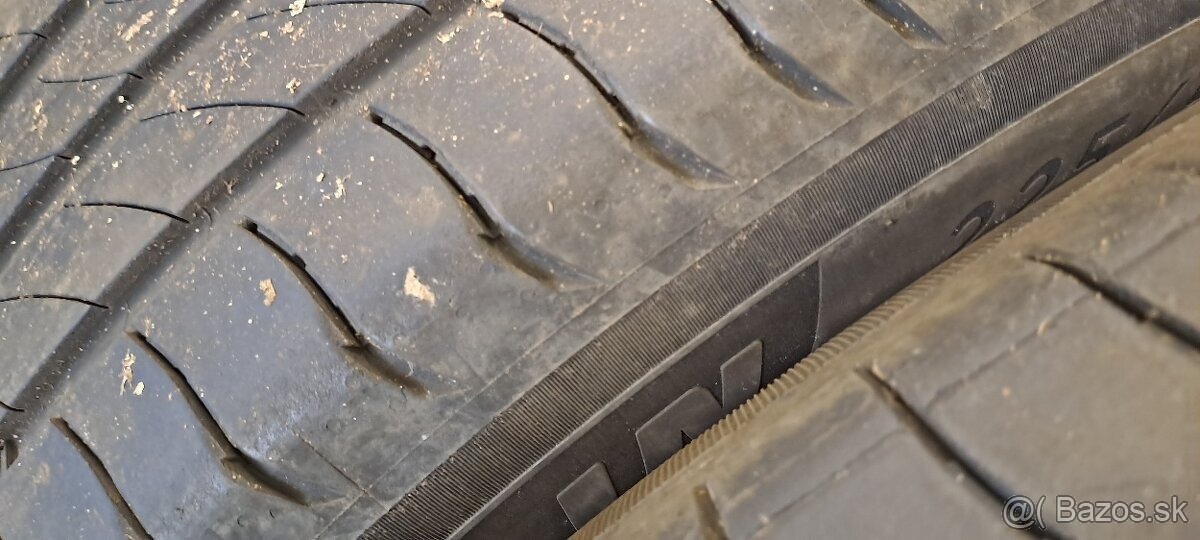 Predám 4ks jazdené letné 225/55r18-102V Michelin - 3