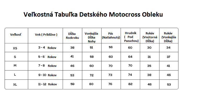 Detský Motocross Komplet Set Čitaj Popis - 3