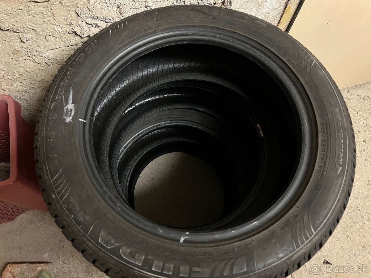 PREDÁM ZIMNÉ PNEUMATIKY FULDA 215/45/17 - 3
