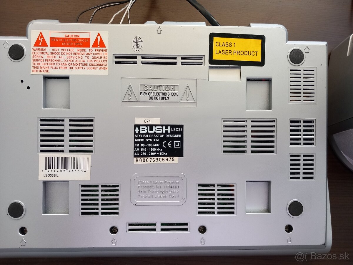 Predám rádio+cd prehrávač značky BUSH - 3