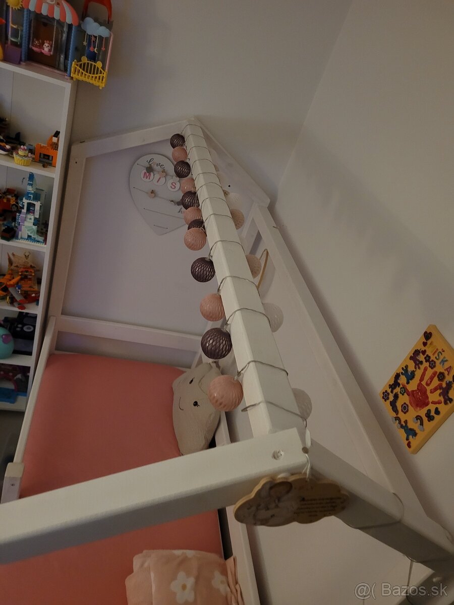 Domčeková posteľ 160 x 80 cm s matracom - 3