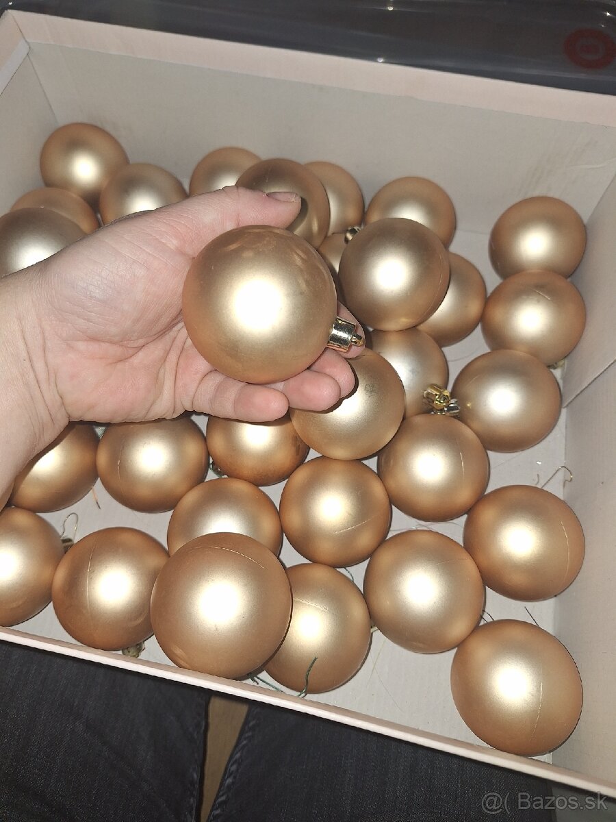 Plastové vianočné gule 40ks - 3