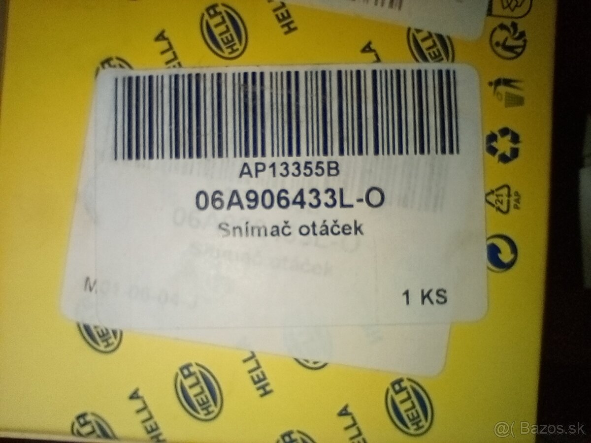 Hallov snímač impulzov kľukového hriadeľa otačok motora - 3