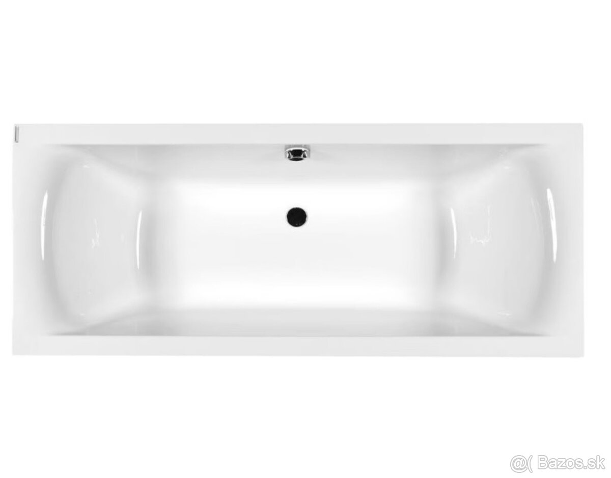 Predám akrylátovú obdĺžnikovú vaňu 160x70 - 3