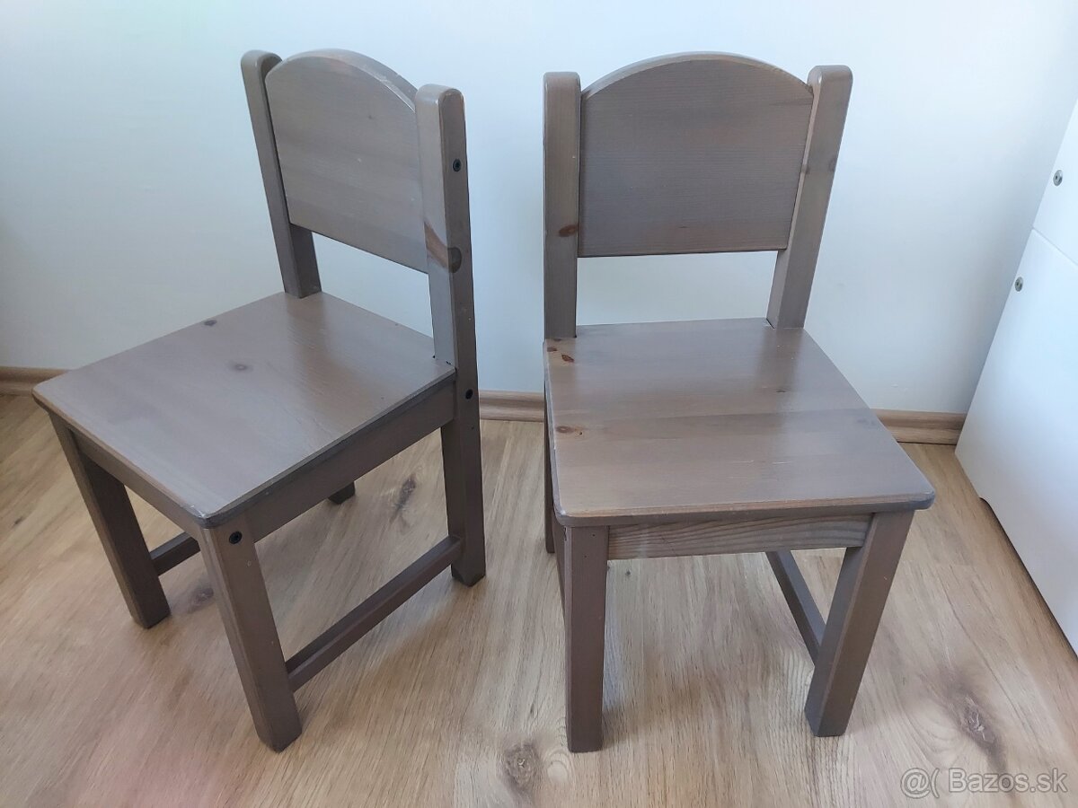 Stoličky IKEA Sundvik + stolík - 3
