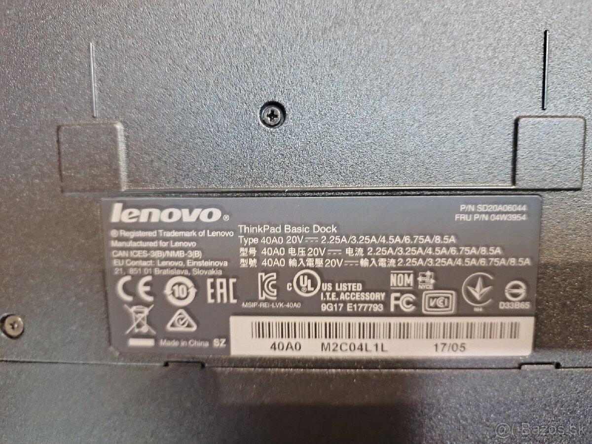 Lenovo Think Pack Basic Dock - 3